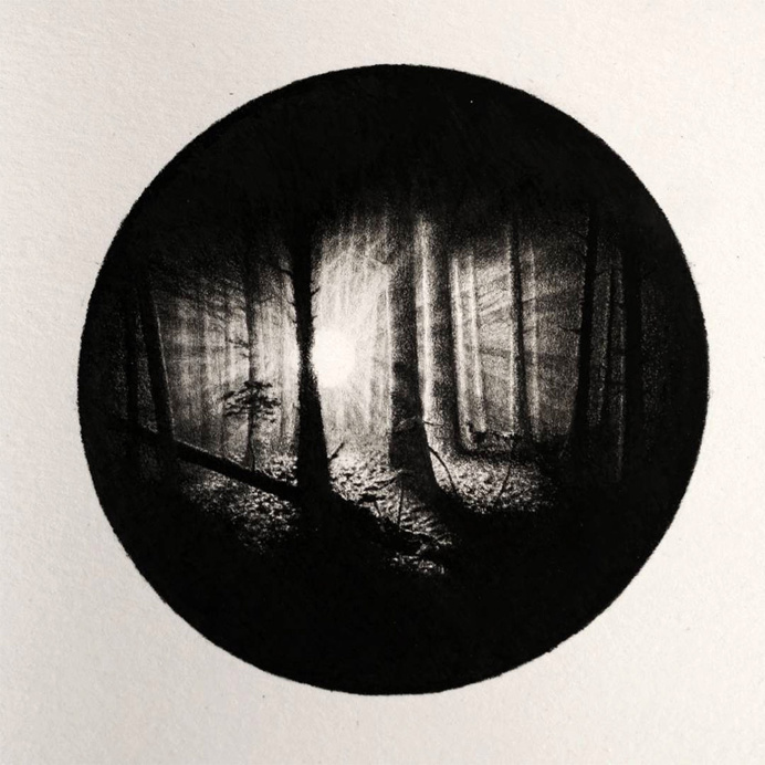 Miniature Graphite Drawings by Mateo Pizarro