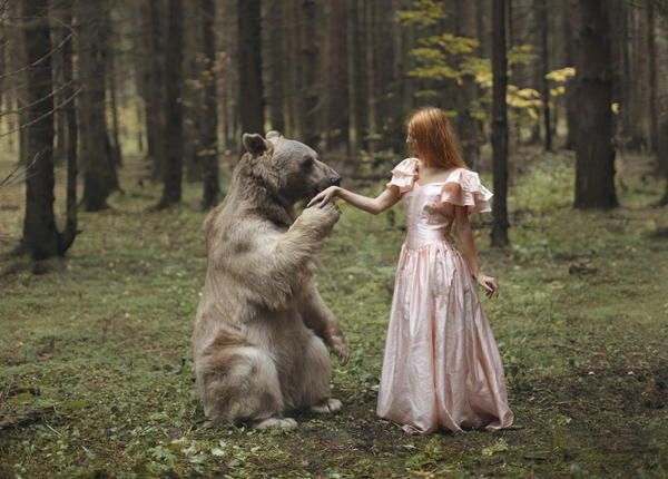 Photograph Untitled by Katerina Plotnikova on 500px #bear #forrest #whimsical