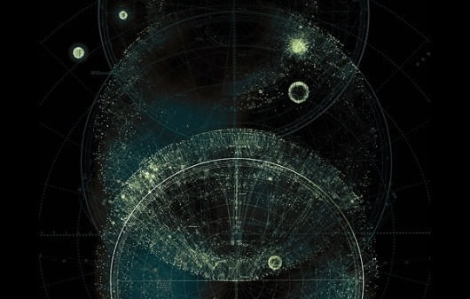 CHAOS AND STRUCTURE on the Behance Network #univers #structure #orbits #and #planets #chaos