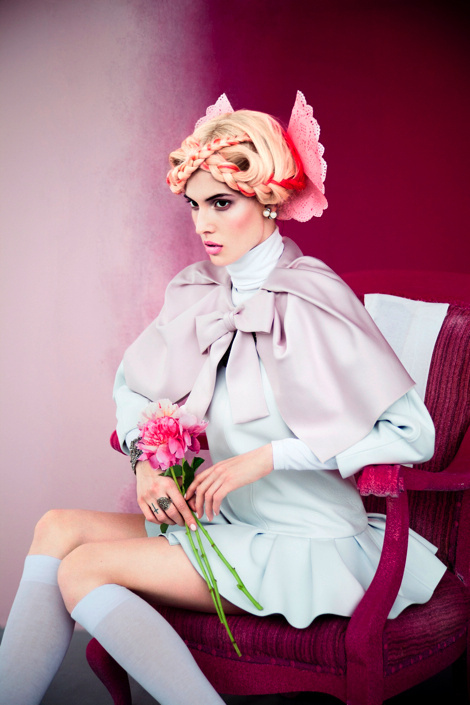 Ruby Aldridge by Erik Madigan Heck for Harper's Bazaar Russia #fashion #model #photography #girl