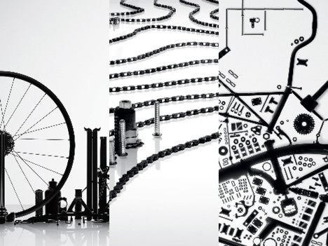 The Art of Bike Parts: DDB Singapore Puts LifeCycle On the Map at Cannes Lions - Core77 #chain #parts #bike