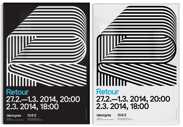 LG_Retour_2014_framed #poster #typography