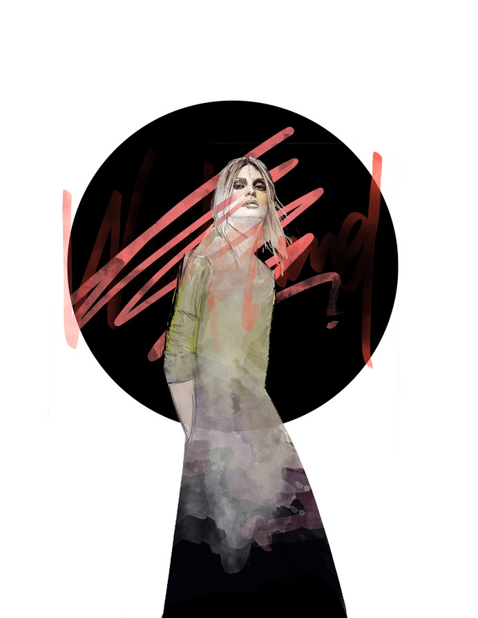 WASTELAND - Rosco Flevo #flevo #rosco #designer #artscumantics #music #illustration #wasteland #postartfuckery #art #fashion #female