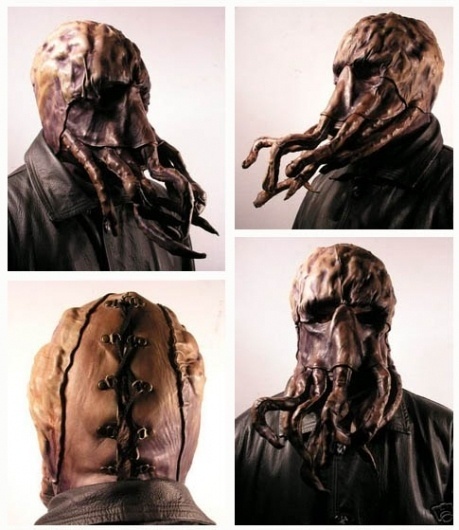 Inspiration | Jordan Lloyd #lovecraft #genre #hp #horror #scifi #mask #leather #monster #cthulhu