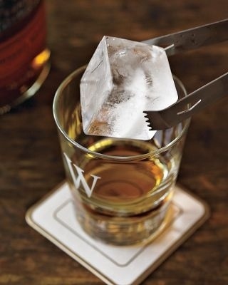 King Cube Silicone Ice Cube Trays, Set of 2 | Williams-Sonoma #whiskey #ice #cube