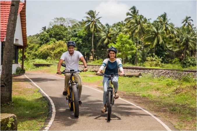 Newly launched 'Village Vistas of Cavelossim' has seen tourists snap up the opportunity to ride into the local village life. . . #letsblive #funoverfuel #fun #ev #ecotourism #eco #tours #ebikes #discovery #goavibes