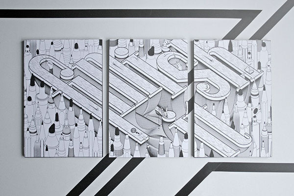 Finish it on Behance #product #illustration #design #typography