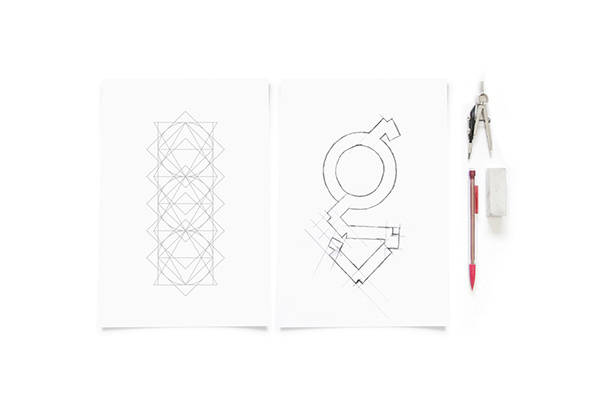Synthetic Sequence. on Behance #brain #synthetic #hemisphere #typeface #sequence #type