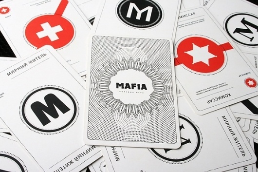 Mafia playing cards on the Behance Network #design #cards