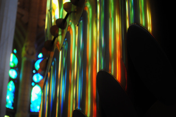 Barcelona Gaudi colour | Flickr - Photo Sharing! #gaudi #cathedral #walby #barcelona #david #wall-b