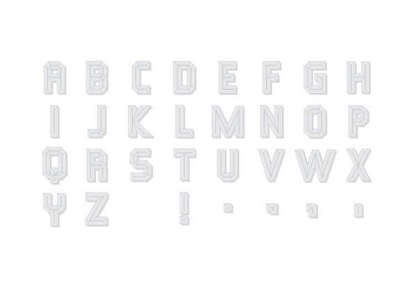 POP Bevel on the Behance Network #typography