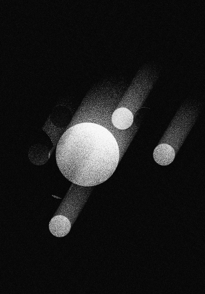 Meteorites I by dnlsmm.studio. // Generative illustration created in code. // Prints available // #generative #coding #abstract #texture #digital #art
