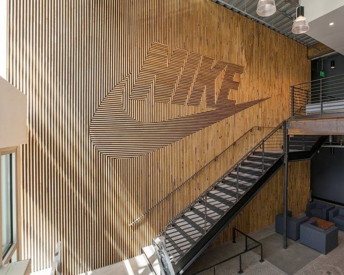 Nike Brand Walls by Fieldwork Design & Architecture #interior #wall #design #art