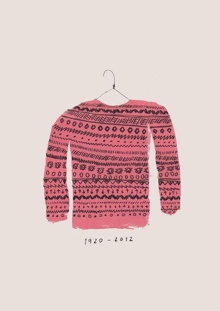 1920 - 2012 - by Alejandra Hernandez #fashion #illustration