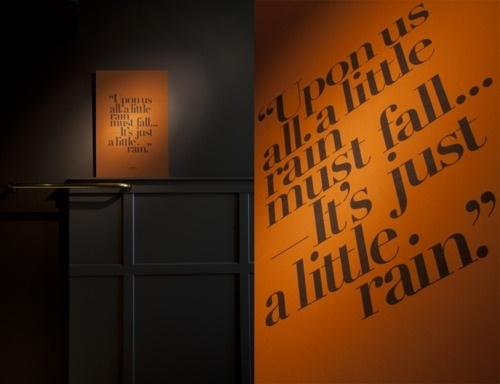 Poster #interior #print #design #orange #graphic