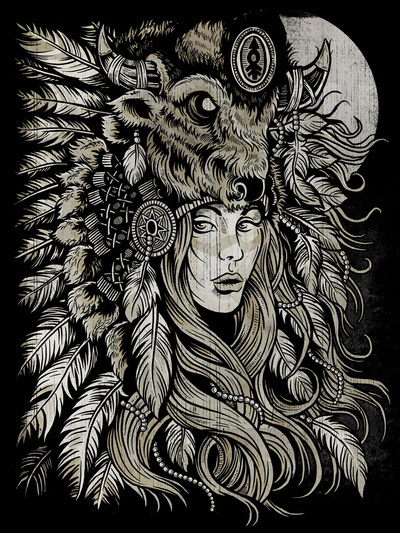 Spirit of the Buffalo Art Print #print #of #the #poster #spirit #buffalo