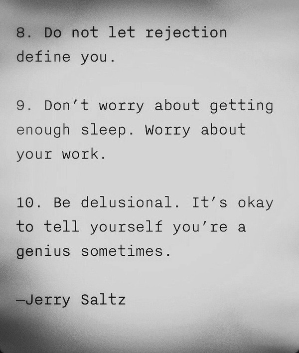 mindfudge:7knotwind:JERRY SALTZ advice for artists (quote found via:toddahh)kinda needed that #wisdom