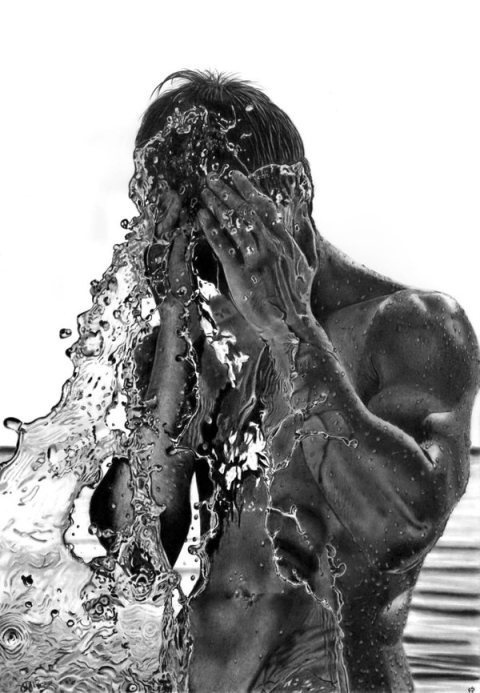 Paul Shanghai | PICDIT #white #black #portrait #art #drawing