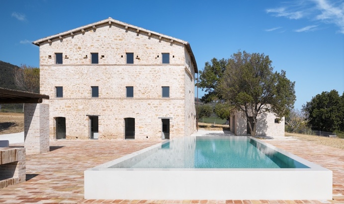 Casa Olivi Treia Italy Wespi de Meuron enironement architecture swimming pool italy house interior design inspiration by www.mindsparklemag.