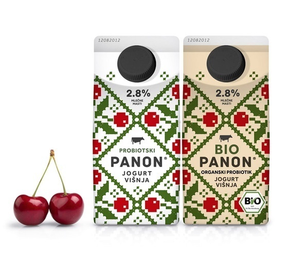 Free Flavour » Panon Dairy #packaging #design #graphic #yoghurt #diary