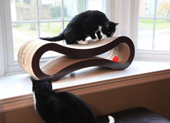 Deluxe Cat Scratcher Lounge by PetFusion #tech #flow #gadget #gift #ideas #cool
