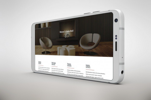 White smartphone mock up horizontal view Free Psd. See more inspiration related to Mockup, Template, Web, Website, White, Smartphone, Mock up, Templates, Website template, Mockups, View, Up, Web template, Realistic, Horizontal, Real, Web templates, Mock ups, Mock and Ups on Freepik.