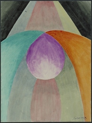MoMA | The Collection | Léopold Survage. Colored Rhythm: Study for the Film. (1913) #illustration #drawing #art