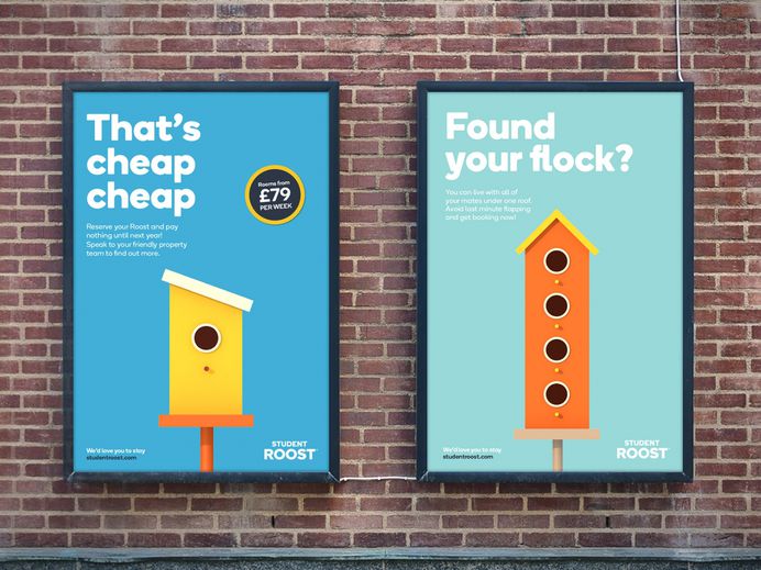SomeOne brings students home to Roost with bright and upbeat branding | Creative Boom