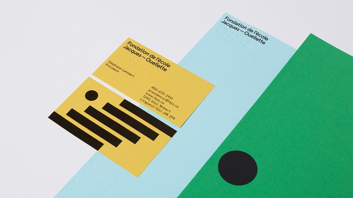 Jacques-Ouellette School Foundation's - Mindsparkle Mag Simon Langlois & Raphaëlle Brillant-Marquis achieved the branding for Jacques-Ouellette School Foundation's. #logo #packaging #identity #branding #design #color #photography #graphic #design #gallery #blog #project #mindsparkle #mag #beautiful #portfolio #designer