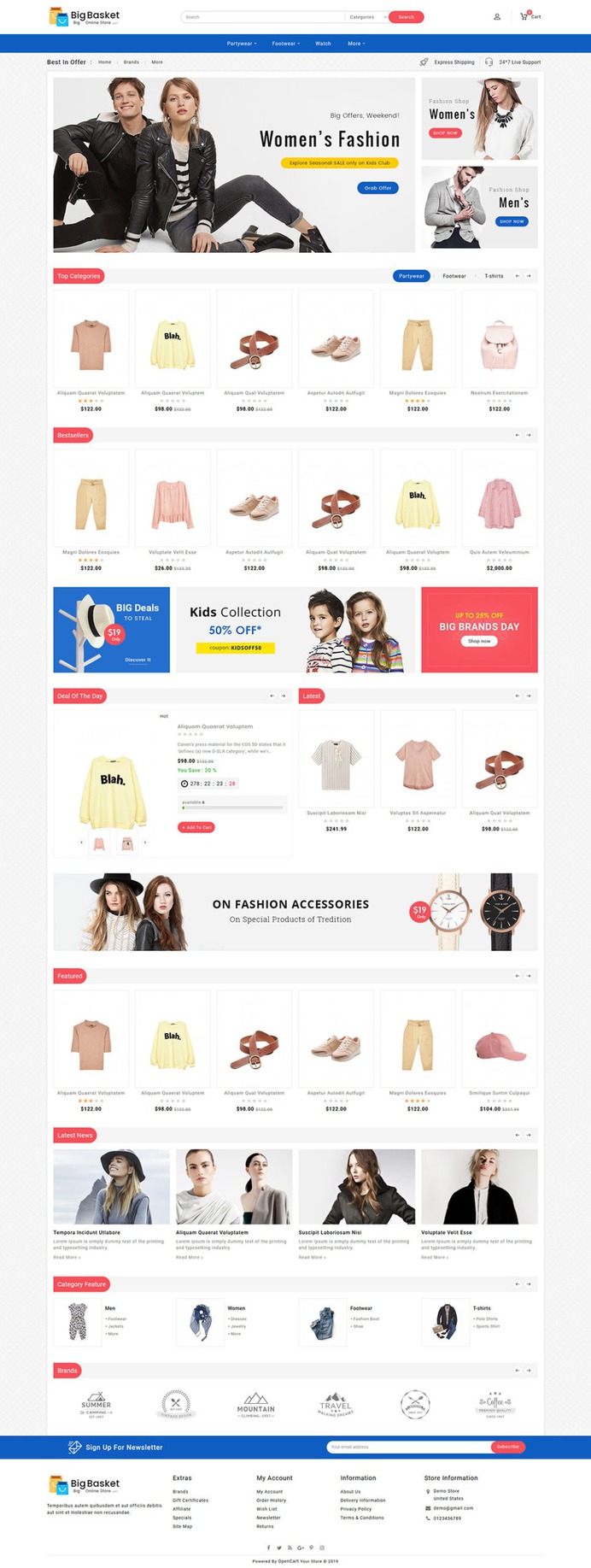 Big Basket - Multipurpose WooCommerce Responsive Theme | TemplateTrip