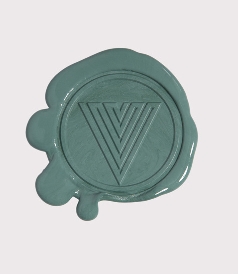 v, identity, roosjeklap, stamp