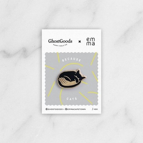 Ghost Goods x Emma Cat Pin