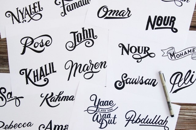 805 Million Names, Zlatan IbrahimoviÄ‡ #fonts #ibrahimoviä‡ #zlatan #typo #typography