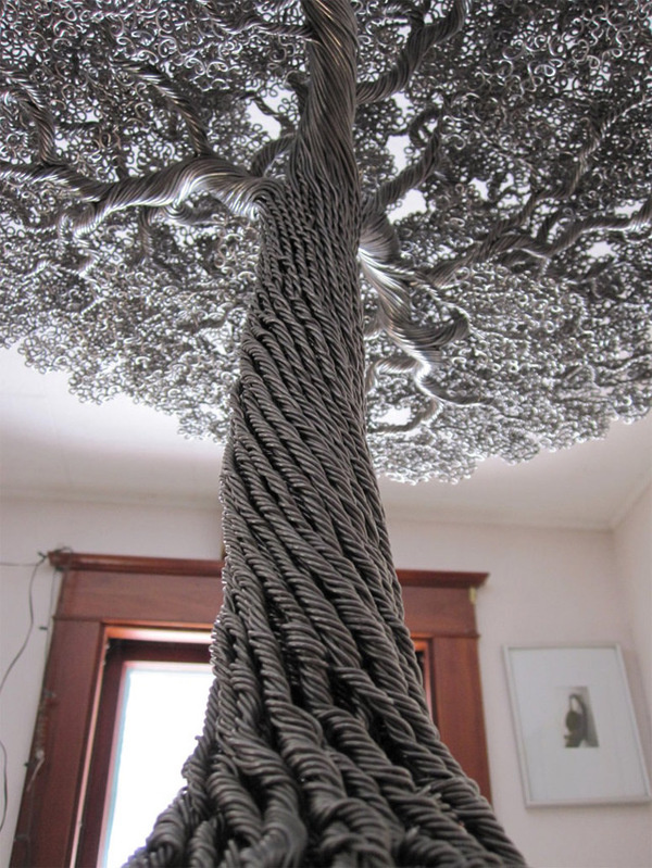 Wire Trees by Kevin Iris #sculpture #tree #iris #kevin #wire #art
