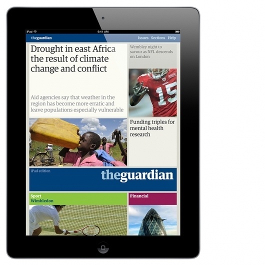 Mark Porter Associates #ipad #design #interface #app #layout #editorial #typography