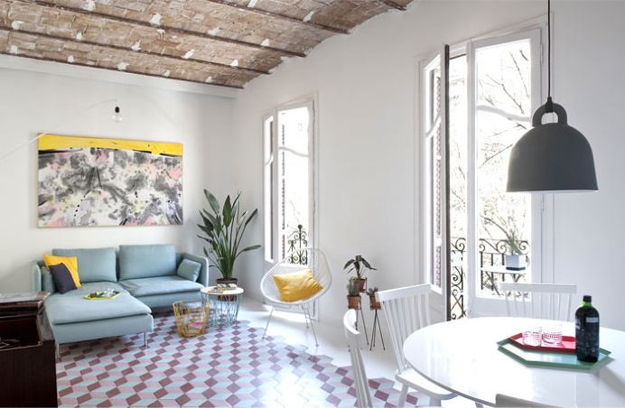 So Cheery and Fresh Tyche Apartment - interior design, interior, decor, home decor, home design, #interiordesign