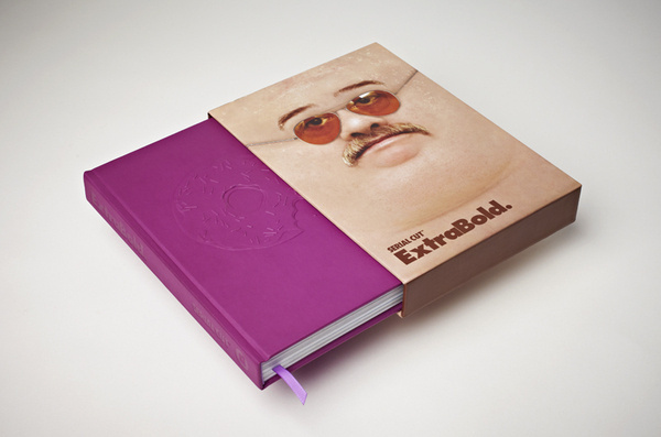ExtraBold. Spreads on the Behance Network #cover #design #graphic #book