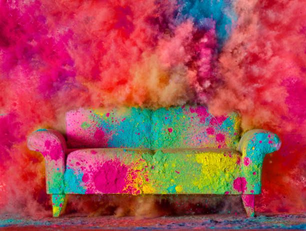 Colorful couch