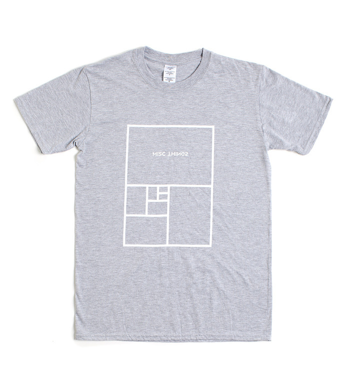MISC THINGS — ISO — Grigio melange — (S,M,L) http://miscthings.tictail.com #melange #print #screen #printing #t-shirt #iso #grey