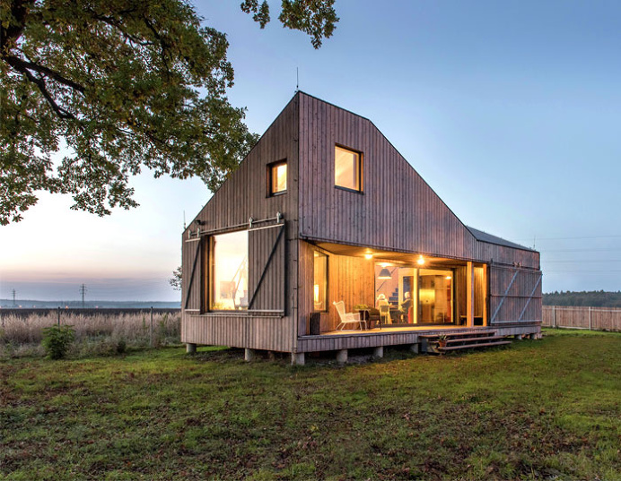 Modernistic Wooden House Zilvar - #architecture, #house, #home, home, architecture
