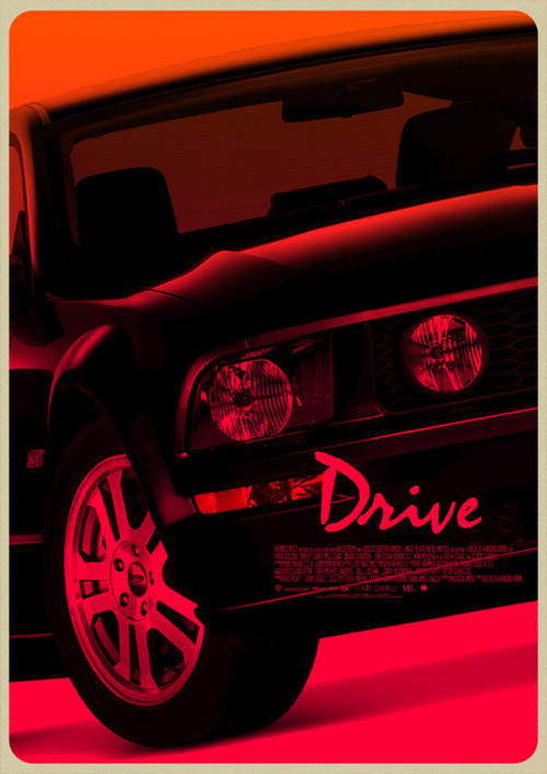Drive #movie #pop #classic #retro #drive #minimal #poster #mustang