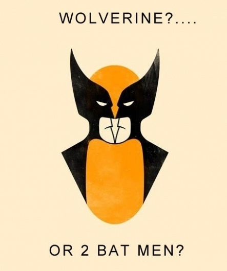 best examples of figure-ground - Google Images #figureground #wolverine #xmen #batman