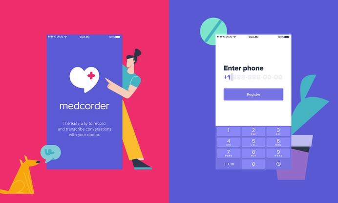Medcorder mobile app