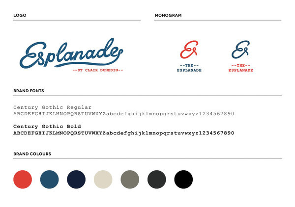 Esplanade // Brand development by Hardhat #hardhat #branding #restaurant
