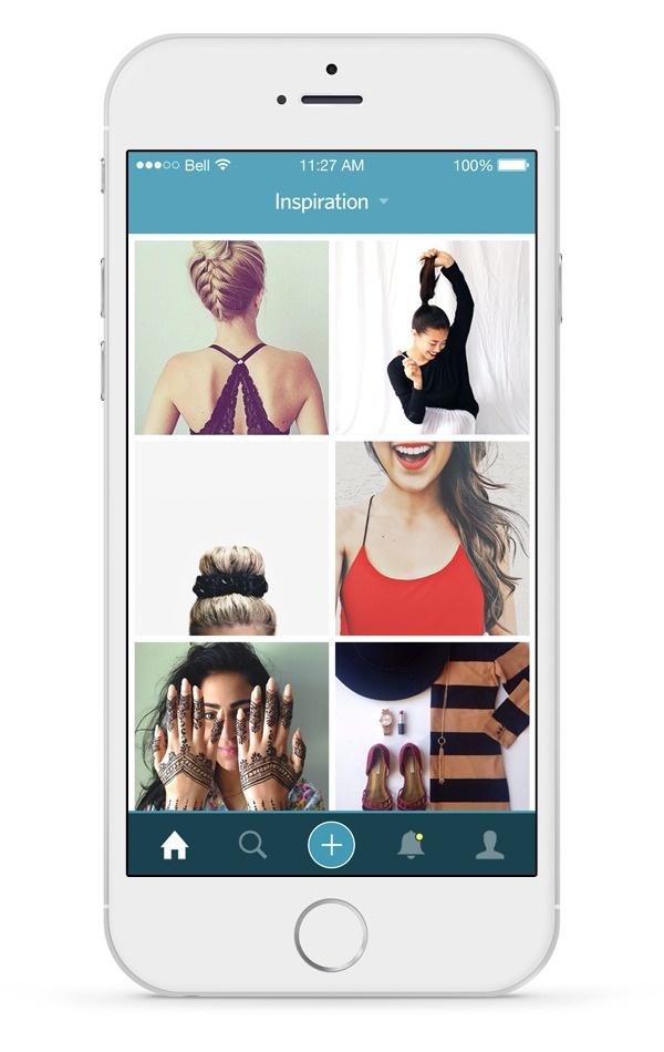 Pout Inspiration Feed #inspiration #8 #6 #icons #ui #feed #iphone #app #mobile #fashion #ios #beauty