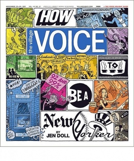The Village Voice - Coverjunkie.com #york #new