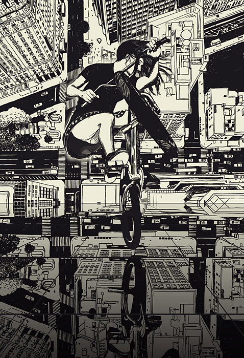 (1) Tumblr #skyscraper #bike