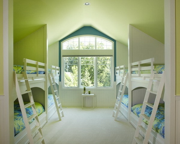 30+ Beautiful Bunk Room Ideas for Kids #kids #bedroom #bunk #room