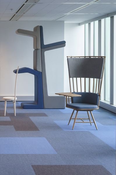 De Rotterdam interior by Studio Makkink & Bey and Group A #office #rotterdam #colourful #pixel #design