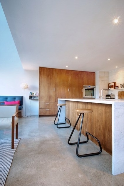 contemporary kitchen by Andrew Snow Photography #design #stool